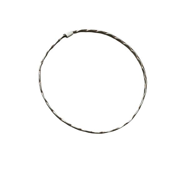 Sterling Silver Thin Bangle Bracelet Stacker - Picture 2 of 7